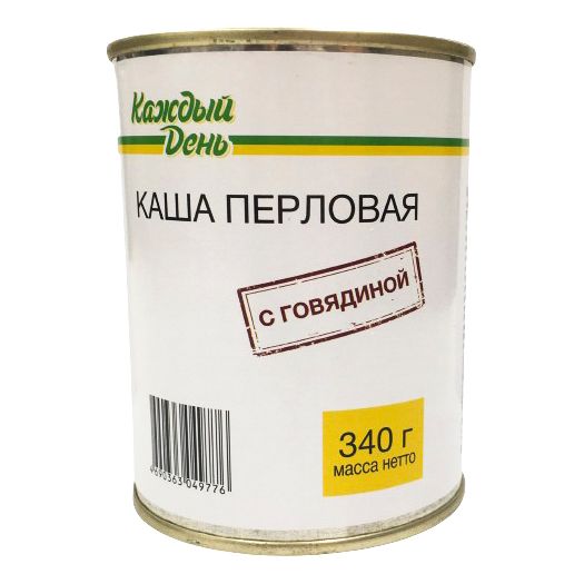 Каша перловая Каждый день с говядиной 340 г