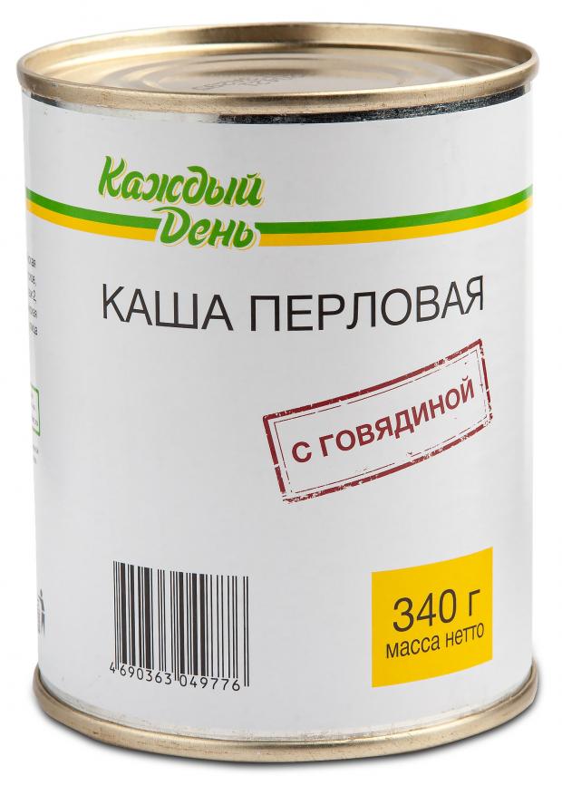 Каша перловая Каждый день с говядиной 340 г 39₽