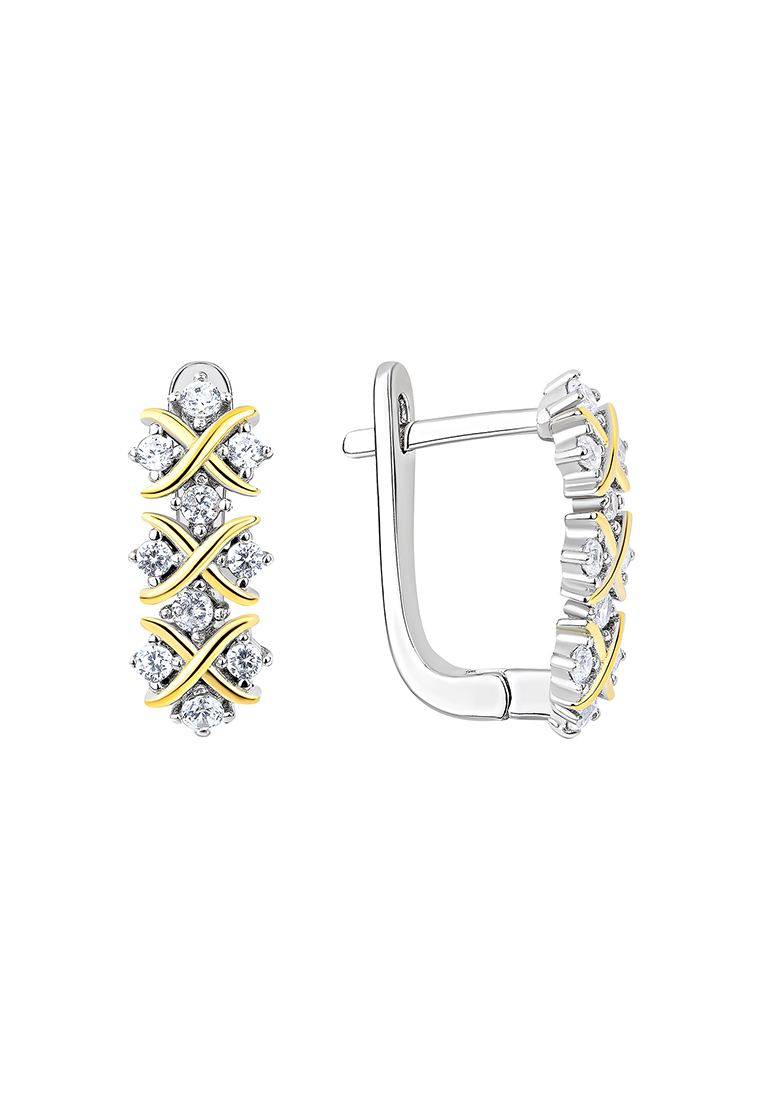 

Серьги из серебра Kari Jewelry СЛ-5646-2, фианит, СЛ-5646-2