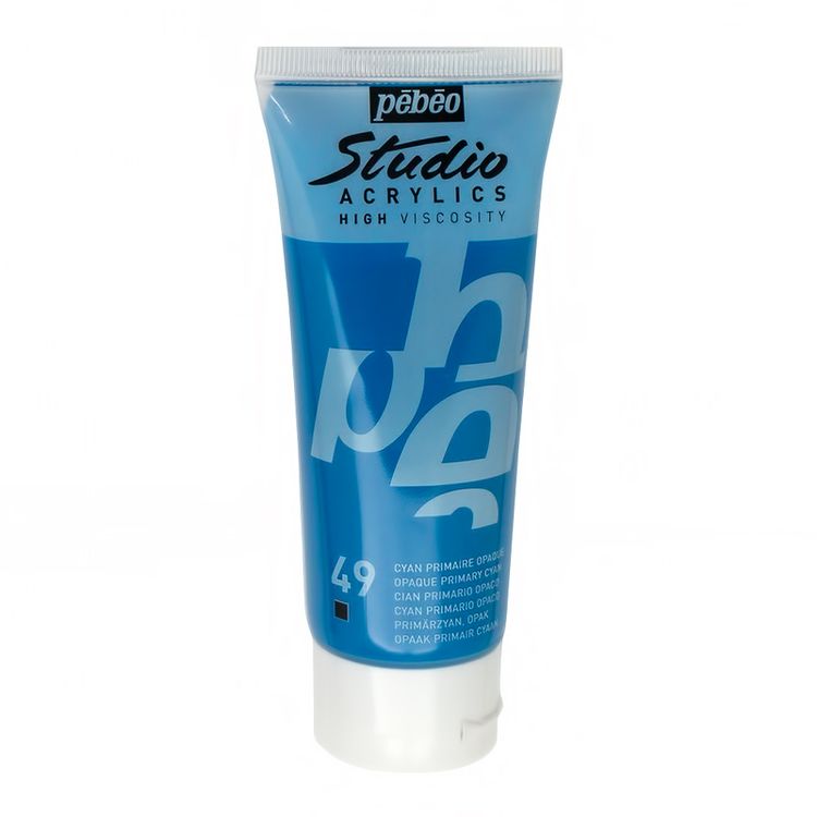 

Краска акриловая Pebeo Studio Acrylics Циан 100 мл, Синий
