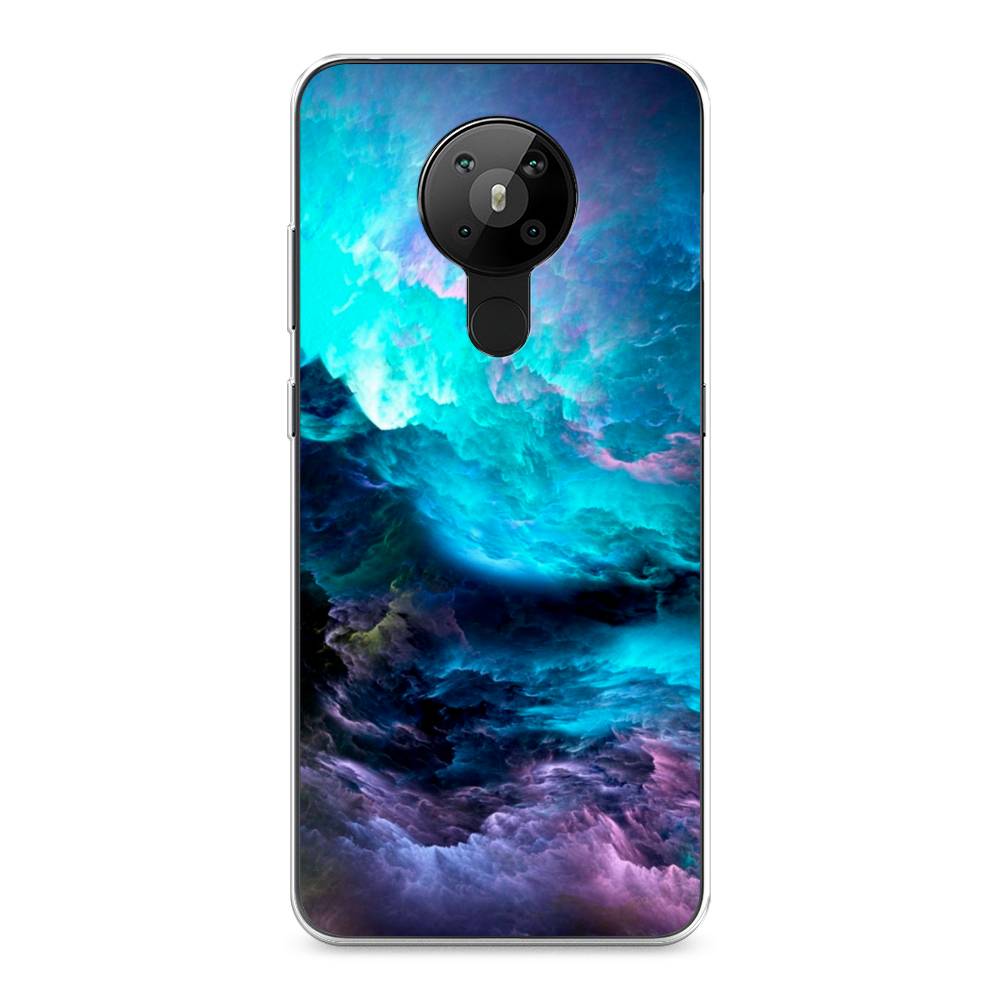 

Чехол Awog на Nokia 5.3 / Нокиа 5.3 "Бирюзовое небо", Фиолетовый;черный, 123450-4