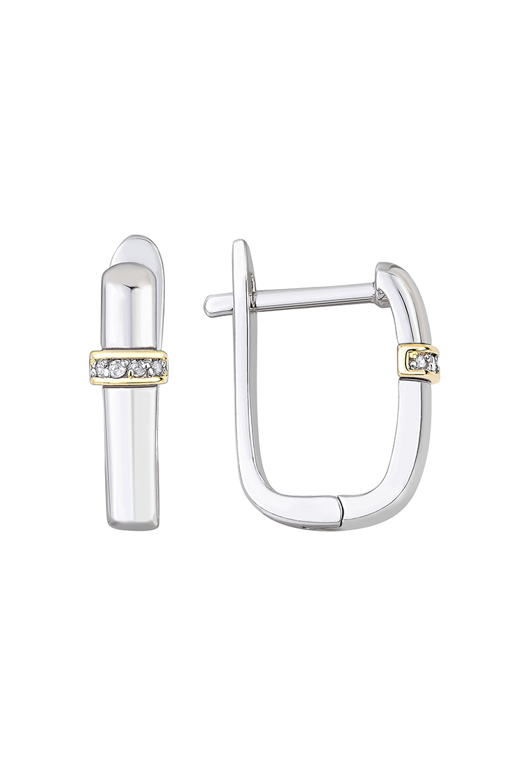 

Серьги из серебра Kari Jewelry СЛ-007-Б, бриллиант, СЛ-007-Б