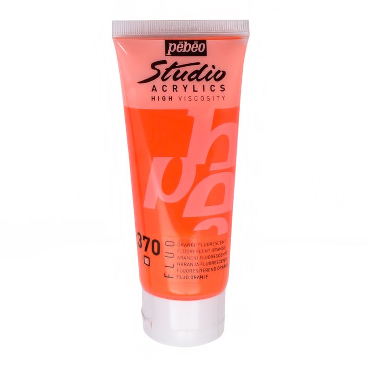 

Краска акриловая Pebeo Studio Acrylics FLUO Оранжевый флуоресцентный 100 мл