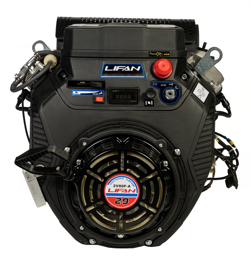 

Двигатель бензиновый Lifan LF2V80F-A 29 л.с., LF2V80F-A