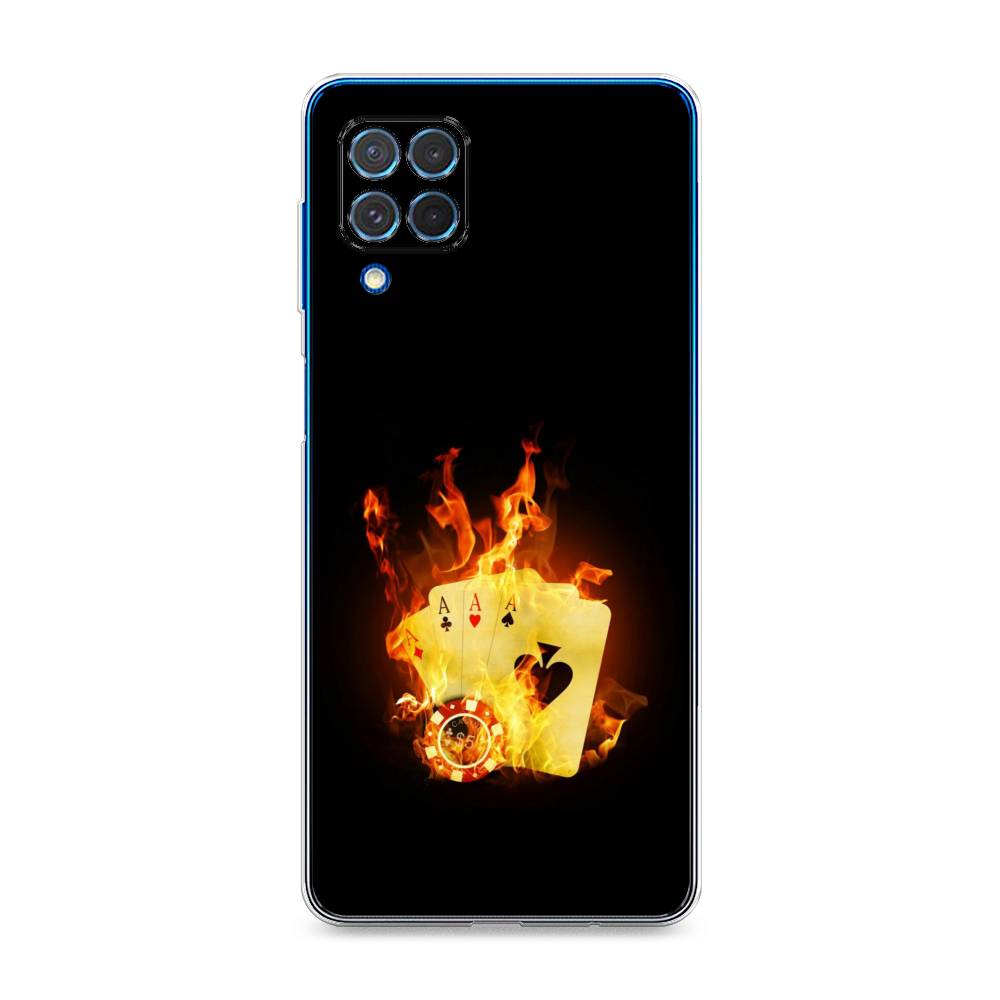 

Чехол Awog на Samsung Galaxy M62 / Самсунг M62 "Горящие карты", Черный;оранжевый, 2102950-9