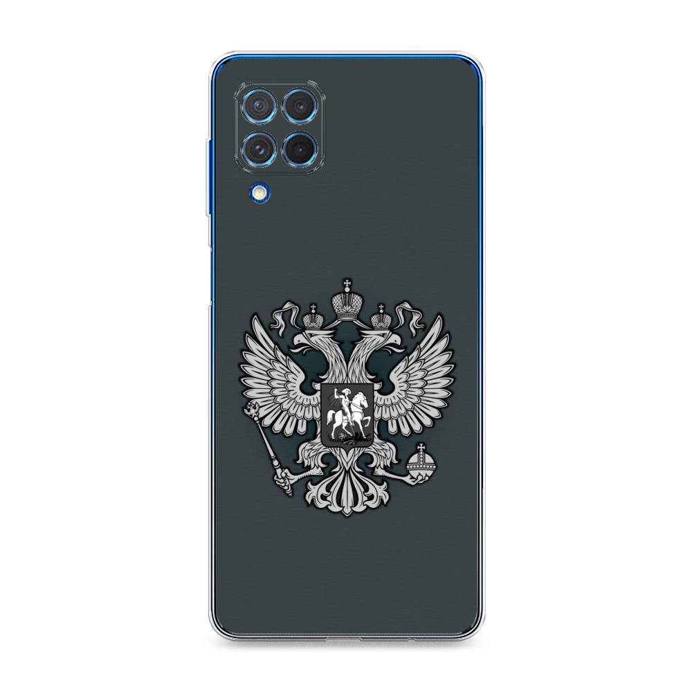 

Чехол Awog на Samsung Galaxy M62 / Самсунг M62 "Герб России серый", 2102950-5