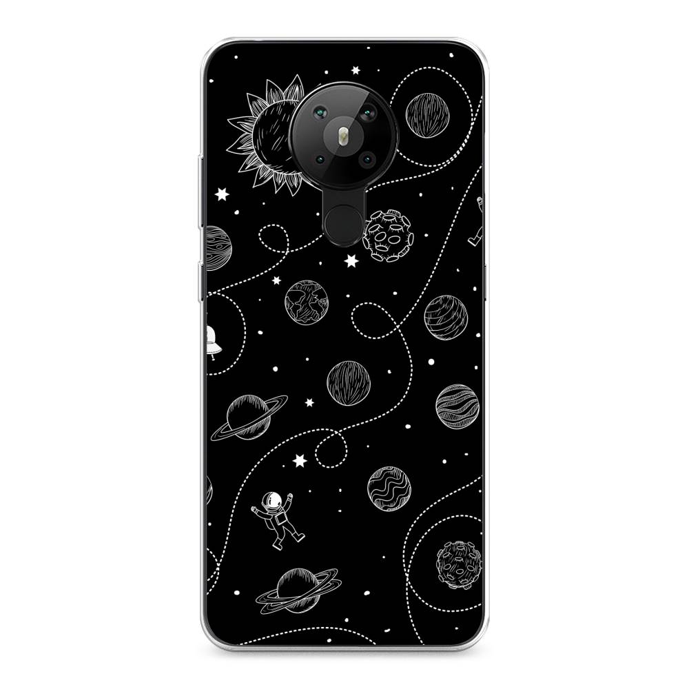 

Чехол Awog на Nokia 5.3 / Нокиа 5.3 "В невесомости", Бежевый, 123450-4