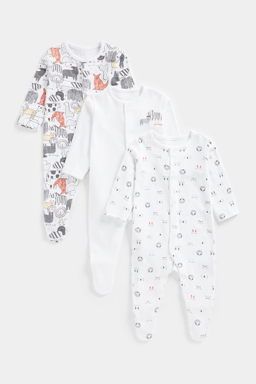 Комбинезон детский Mothercare MC-CB323, мультиколор, 56, 3 шт