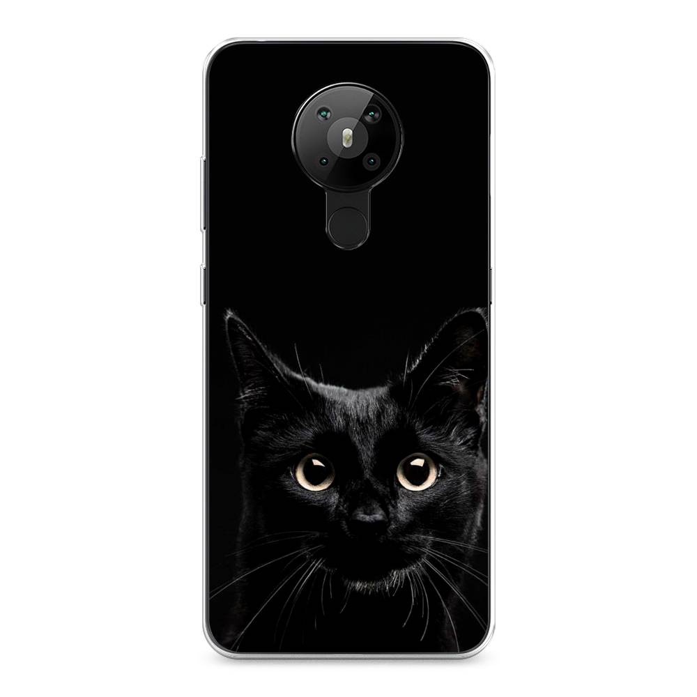 

Чехол Awog на Nokia 5.3 / Нокиа 5.3 "Добрый кот", Черный, 123450-1