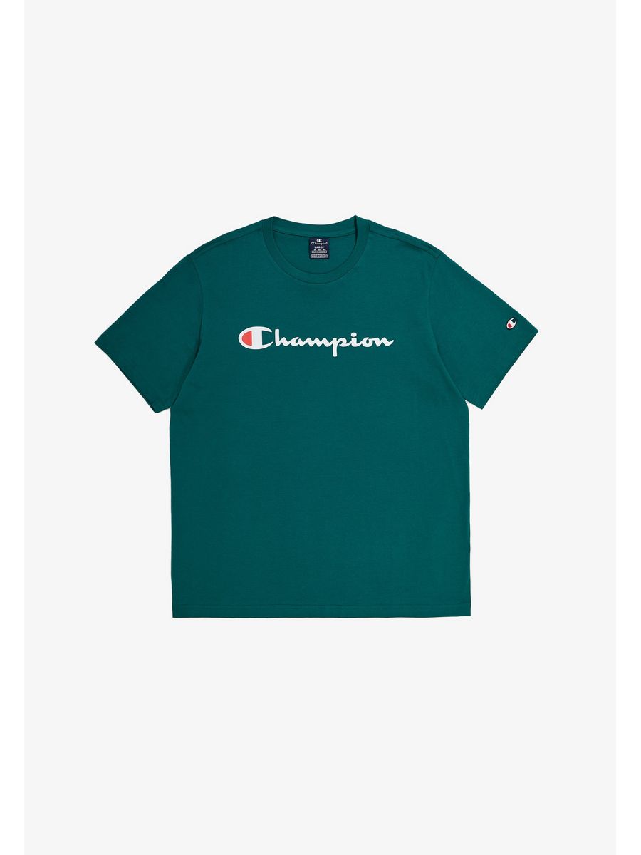 

Футболка мужская Champion C7642D0BV зеленая 2XL, Зеленый, C7642D0BV