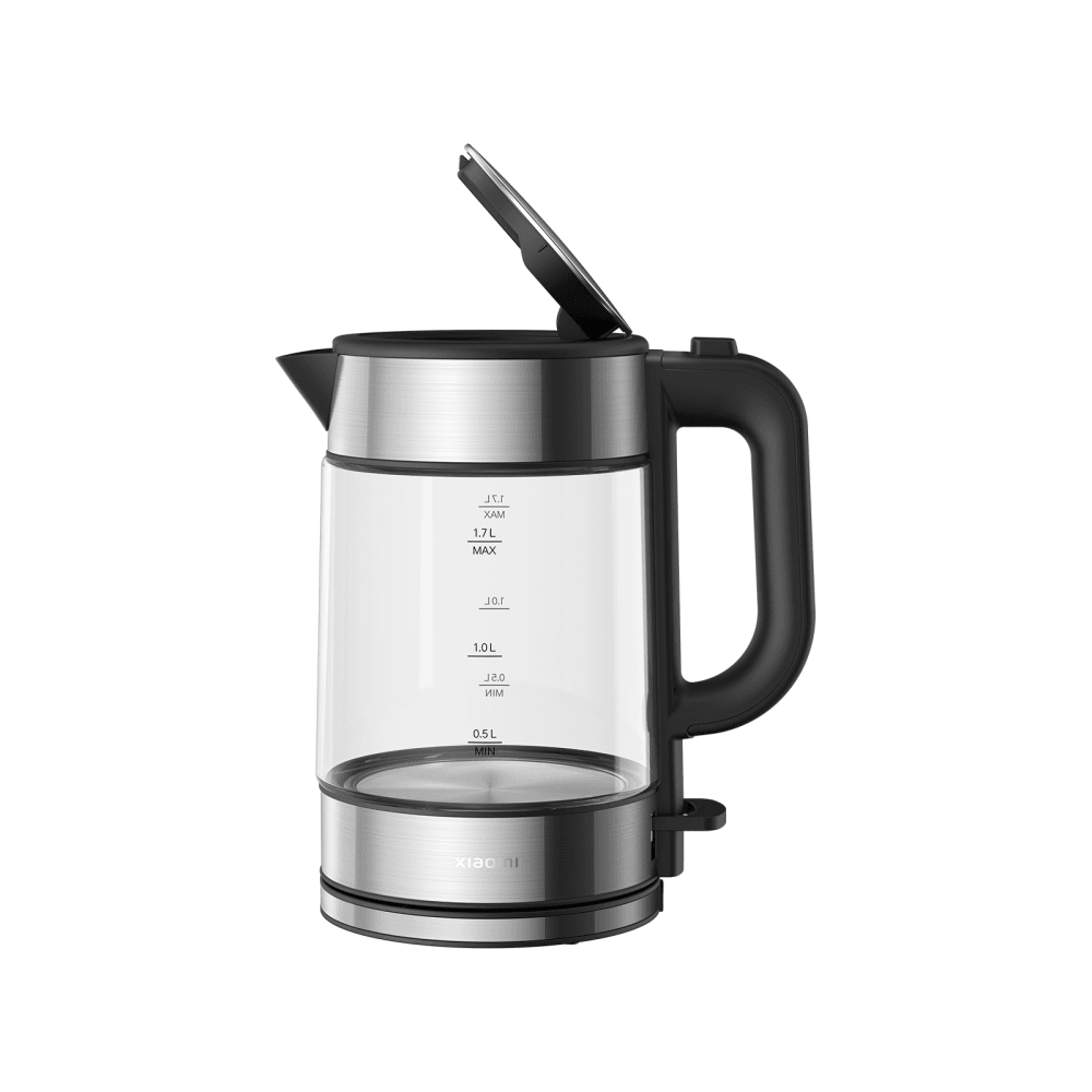 Чайник электрический Xiaomi MJDSH05FD 1.7 л прозрачный, серебристый чайник электрический tefal glass kettle ki840830 1 7 л