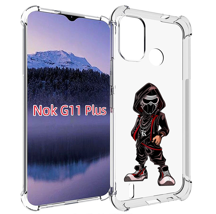 

Чехол MyPads крутой-ниндзя для Nokia G11 Plus, Прозрачный, Tocco