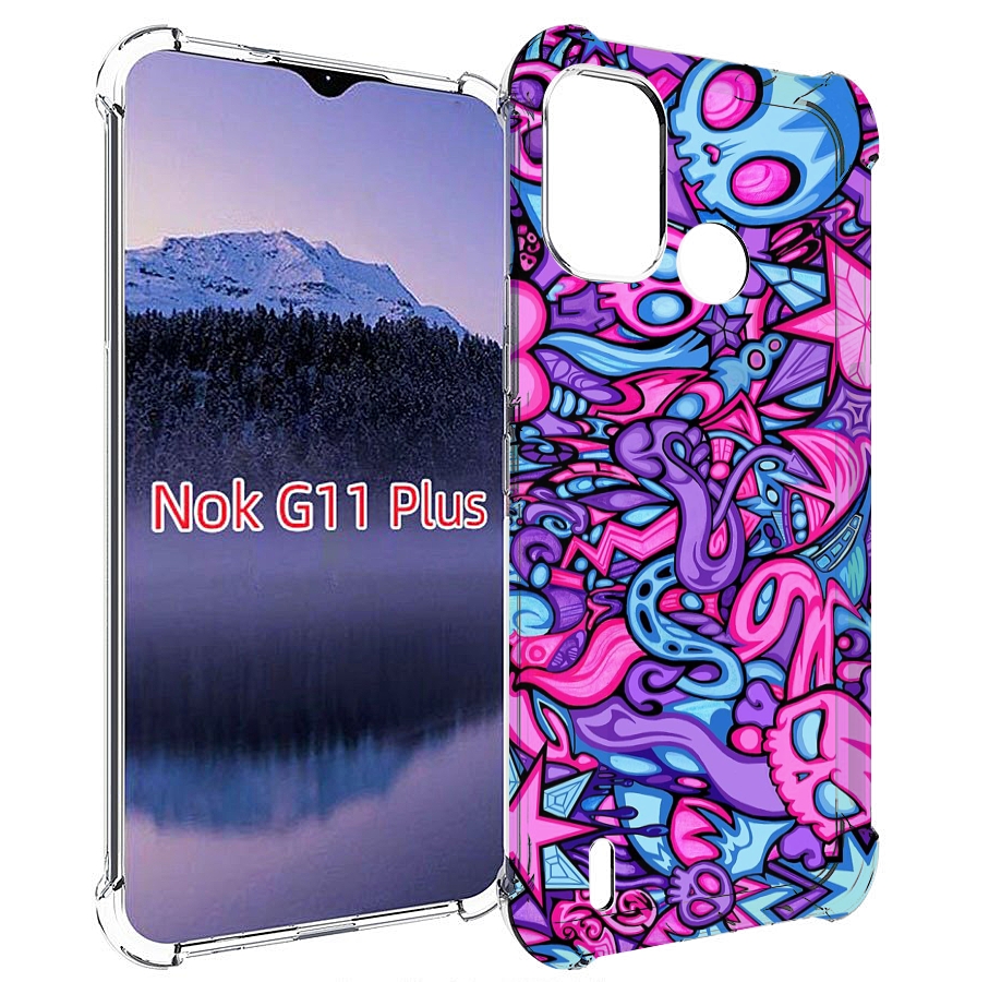 

Чехол MyPads крутой-паттерн для Nokia G11 Plus, Прозрачный, Tocco