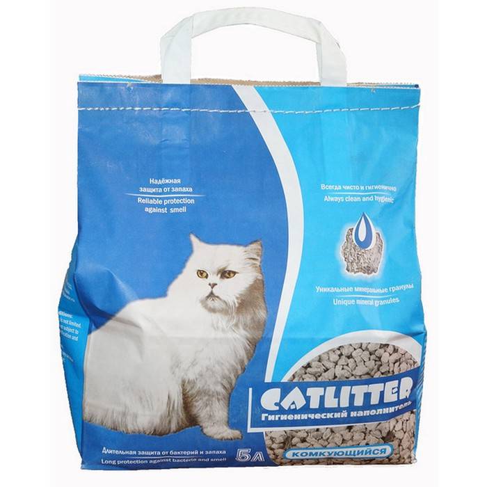 Наполнитель для кошачьего туалета Catlitter комкующийся 5 л