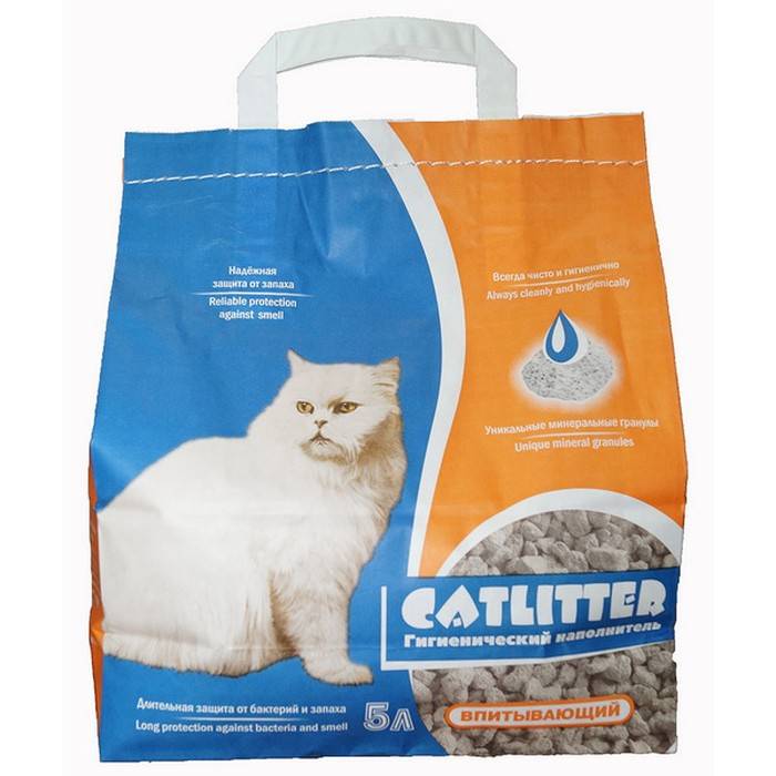 Наполнитель для кошачьего туалета Catlitter впитывающий 5 л
