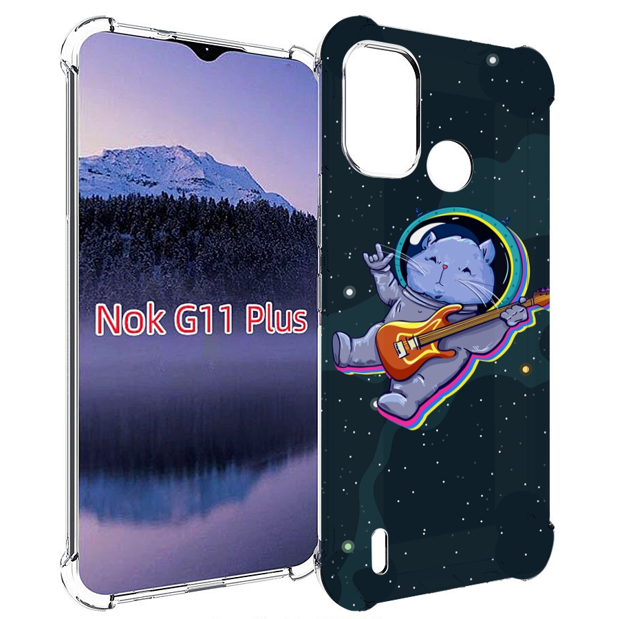 

Чехол MyPads крутой-хомяк-в-космосе для Nokia G11 Plus, Прозрачный, Tocco