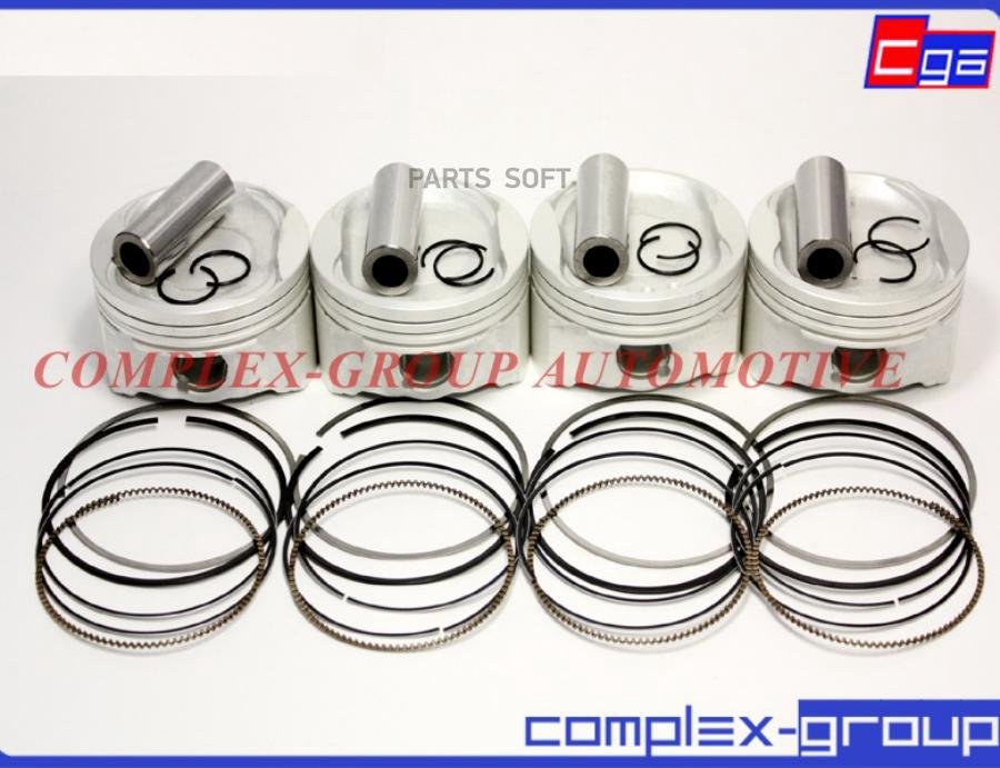 Cga 1Pr2003Ra Комплект Поршней С Кольцами Std 2Az (4Шт) 1321128030 1Pr2003Ra