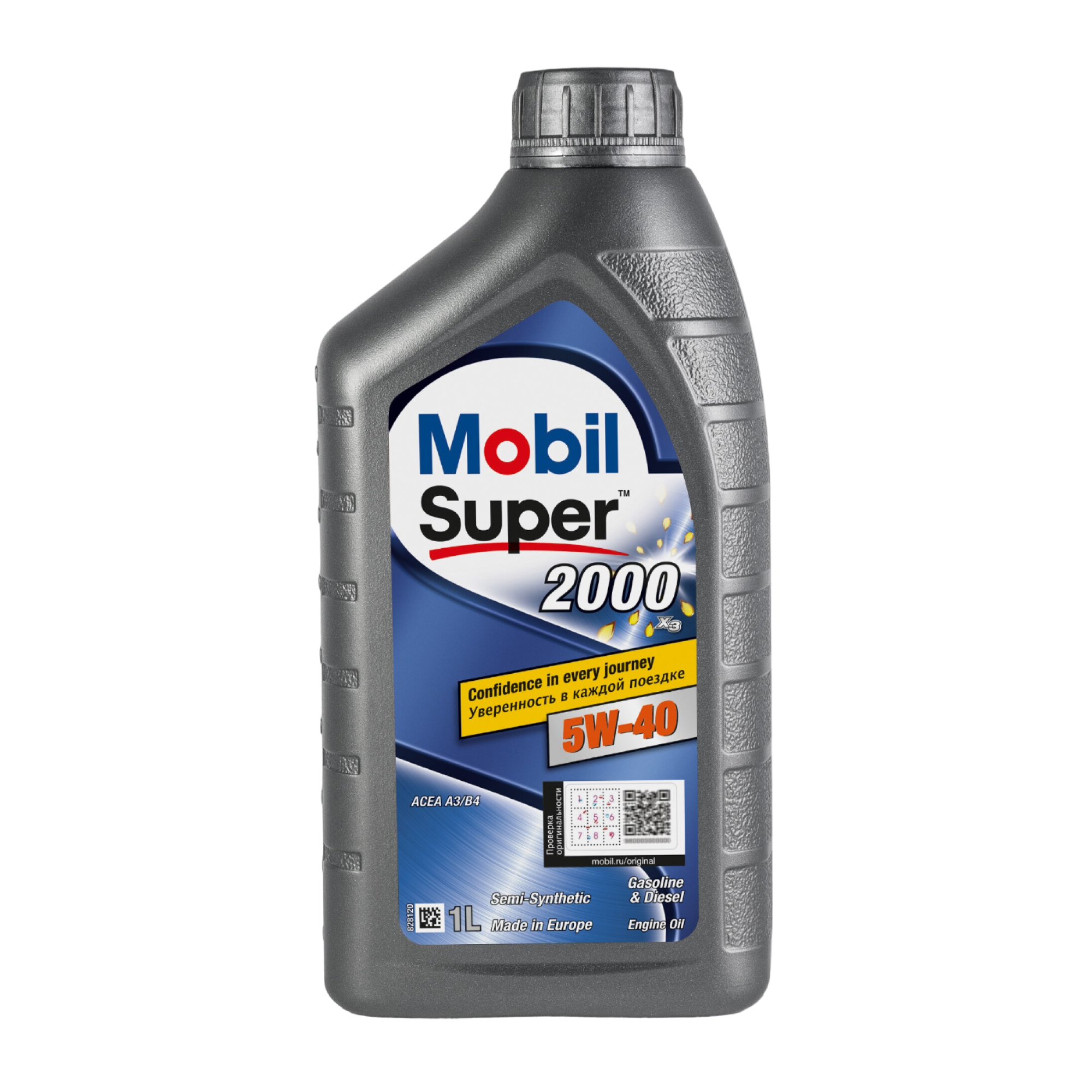 Моторное масло Mobil Super 2000 X3 5W40 1л