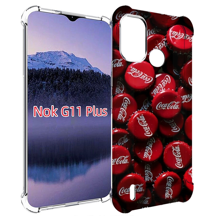

Чехол MyPads крышки от кокаколы для Nokia G11 Plus, Прозрачный, Tocco
