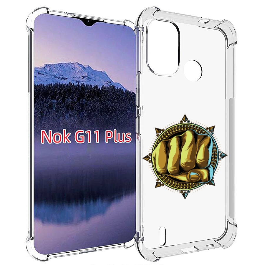 

Чехол MyPads кулак для Nokia G11 Plus, Прозрачный, Tocco