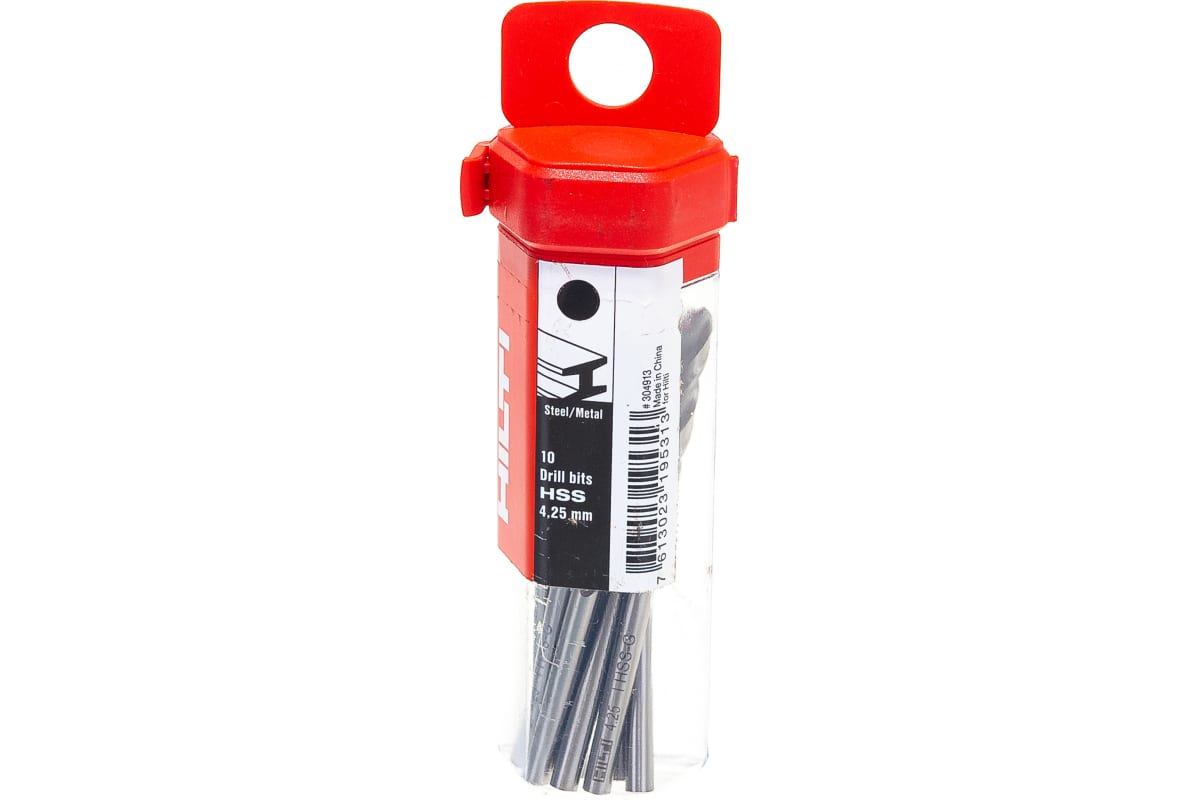 фото Hilti сверло спиральное hss 4,25x75mm mp10 304913