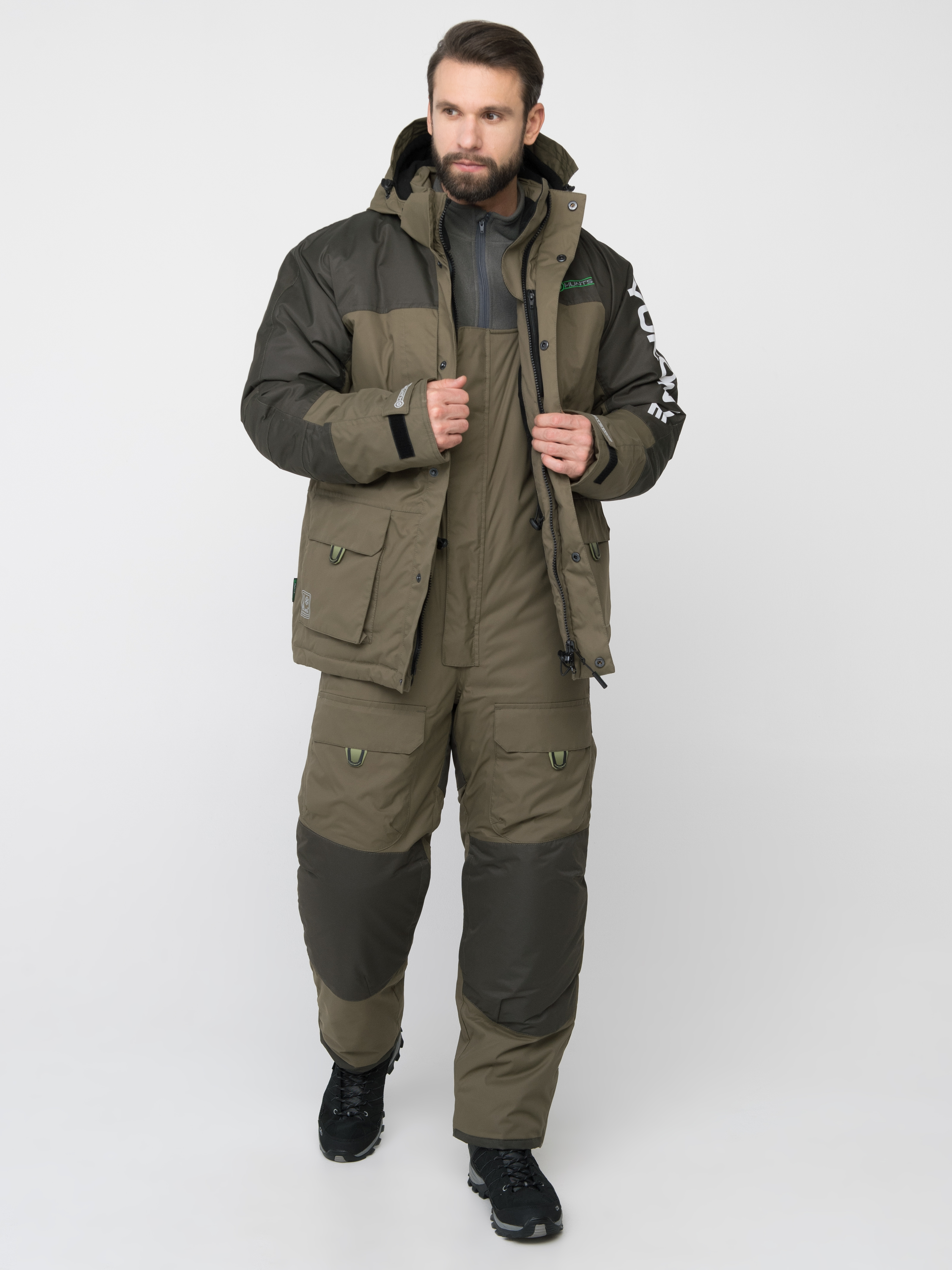 

Костюм мужской зимний Huntsman Yukon Ice, ткань Breathable, цвет хаки, р. 44-46/182-188, Yukon Ice