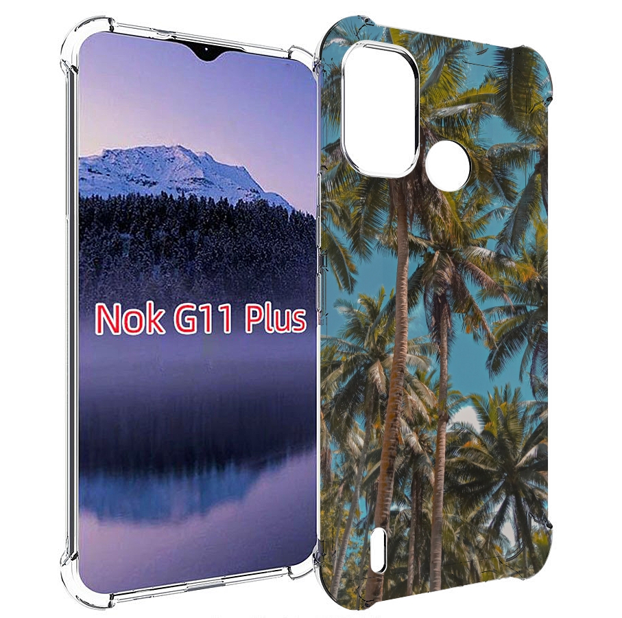 

Чехол MyPads летние пальмы для Nokia G11 Plus, Прозрачный, Tocco
