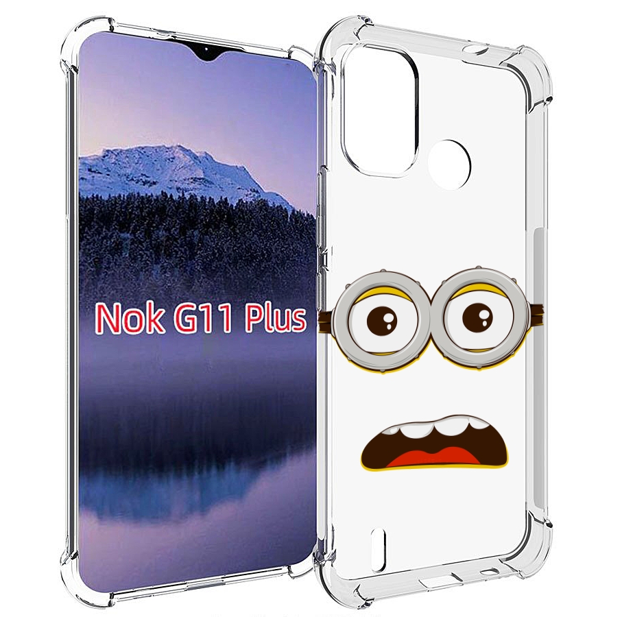 

Чехол MyPads лицо-миньона для Nokia G11 Plus, Прозрачный, Tocco