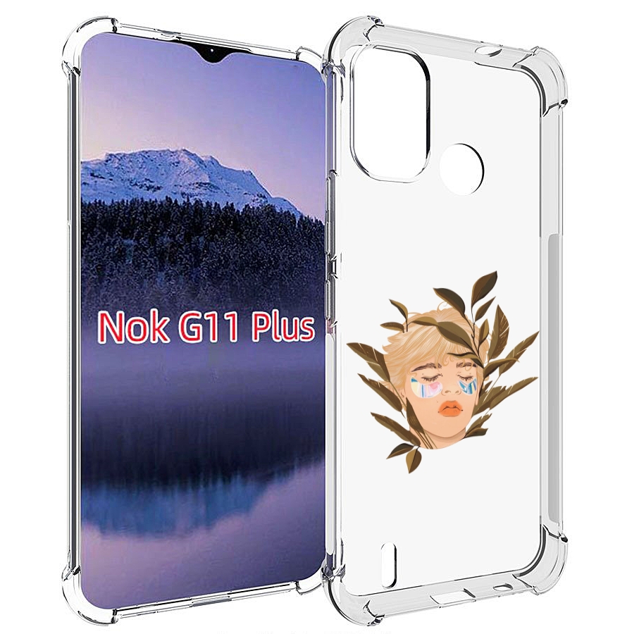 

Чехол MyPads лицо-с-патчами для Nokia G11 Plus, Прозрачный, Tocco