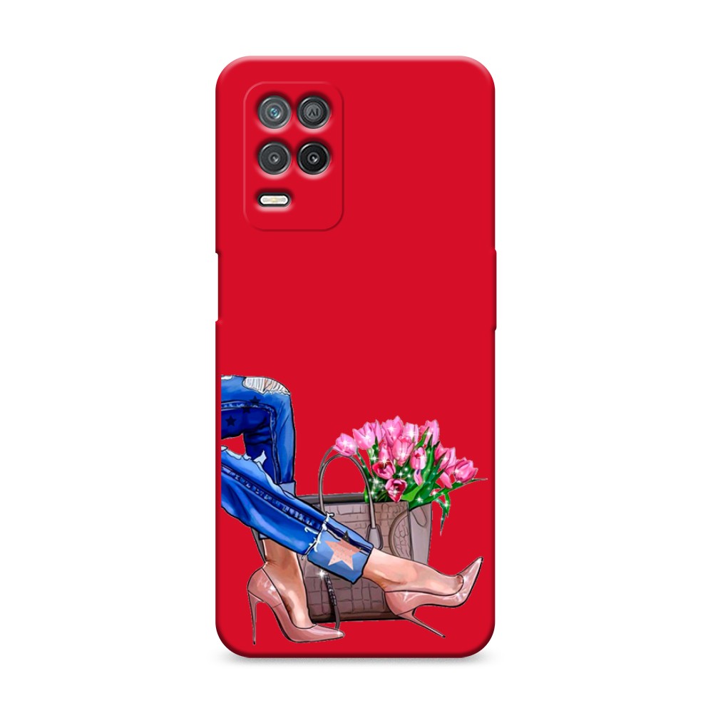 

Чехол Awog на Realme 8 5G/Narzo 30 5G "Каблучки", Разноцветный, 257053-1