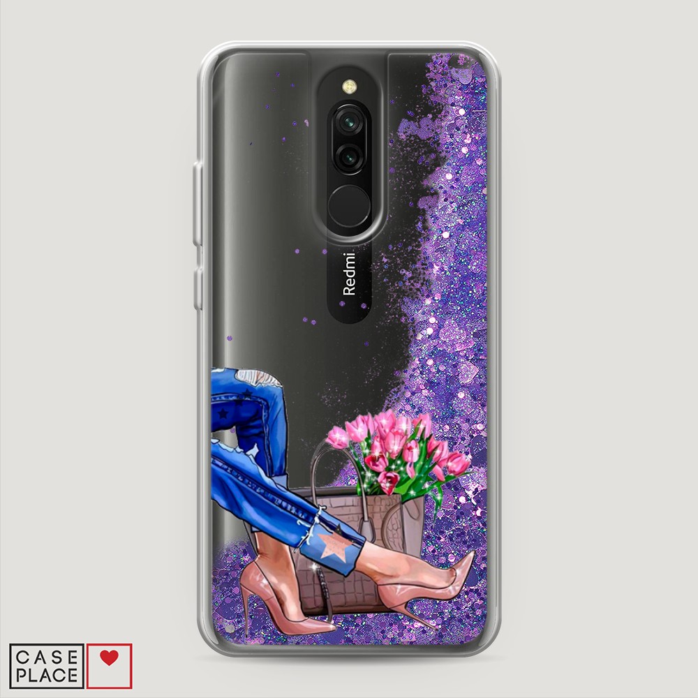 

Чехол Awog на Xiaomi Redmi 8 "Каблучки", Разноцветный, 37192-1