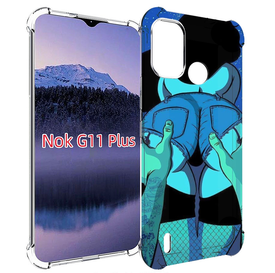 

Чехол MyPads любитель потрогать для Nokia G11 Plus, Прозрачный, Tocco