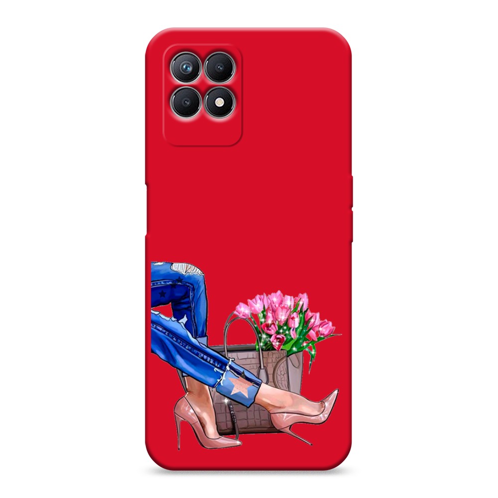 

Чехол Awog на Realme 8i "Каблучки", Разноцветный, 257353-1
