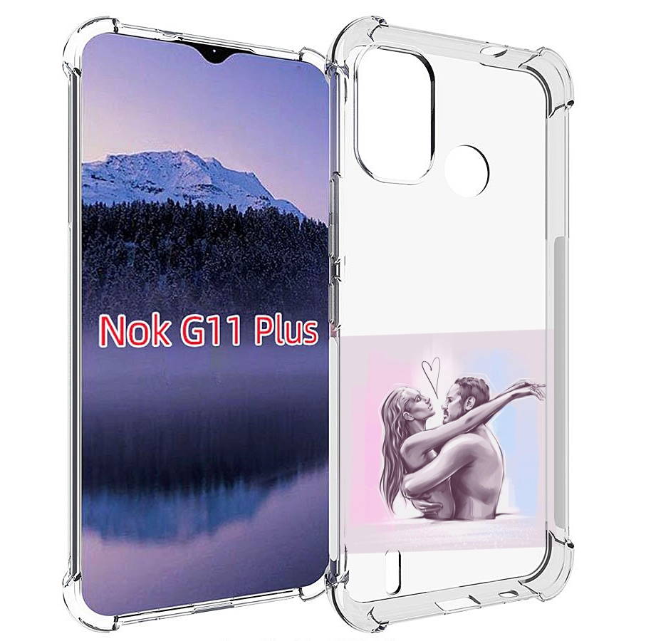 

Чехол MyPads любовные-тела для Nokia G11 Plus, Прозрачный, Tocco