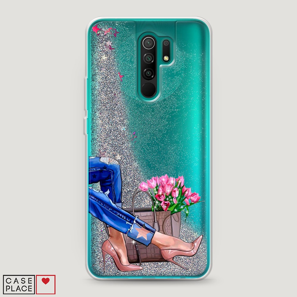 

Чехол Awog на Xiaomi Redmi 9 "Каблучки", Разноцветный, 38391-1