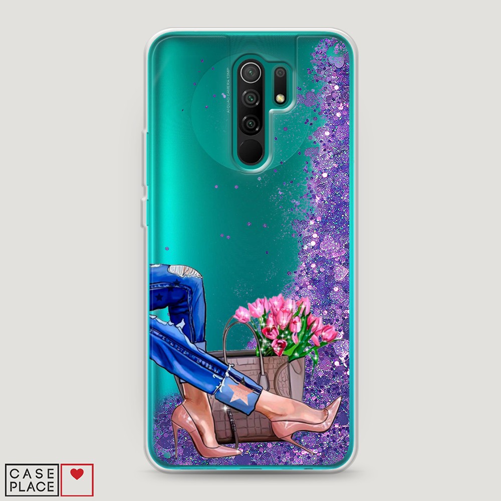 

Чехол Awog на Xiaomi Redmi 9 "Каблучки", Разноцветный, 38392-1