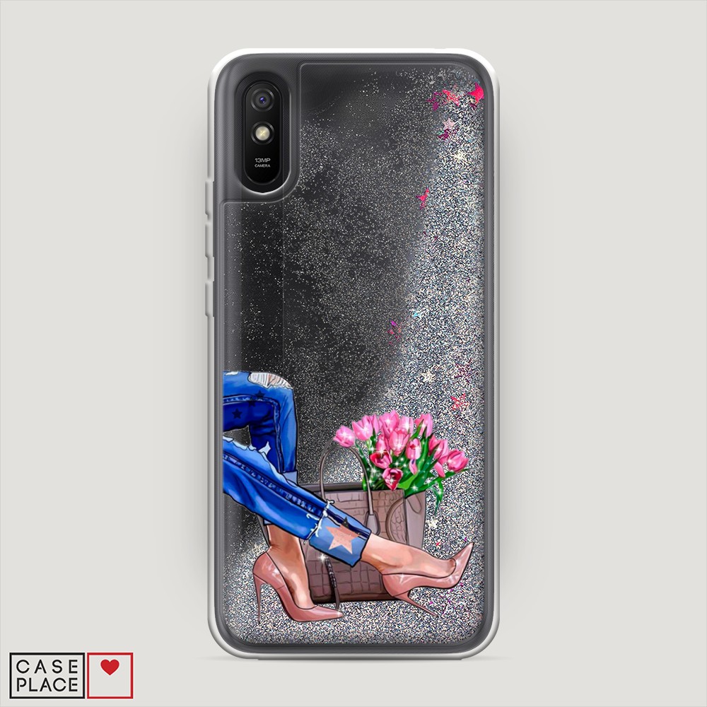 

Чехол Awog на Xiaomi Redmi 9A "Каблучки", Разноцветный, 38991-1