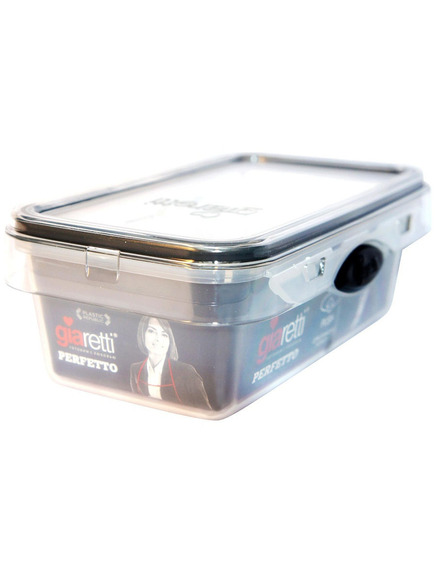 

Емкость для продуктов Giaretti Perfetto прямоугольная 1,1л