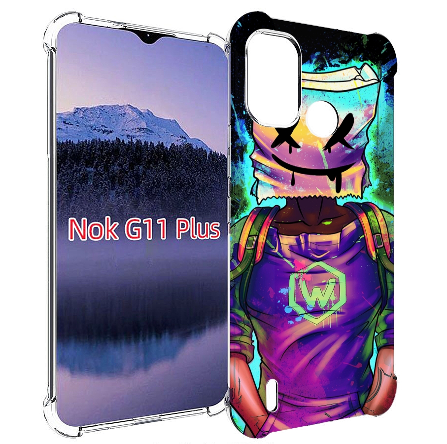 

Чехол MyPads маршмеллоу-глитч для Nokia G11 Plus, Прозрачный, Tocco
