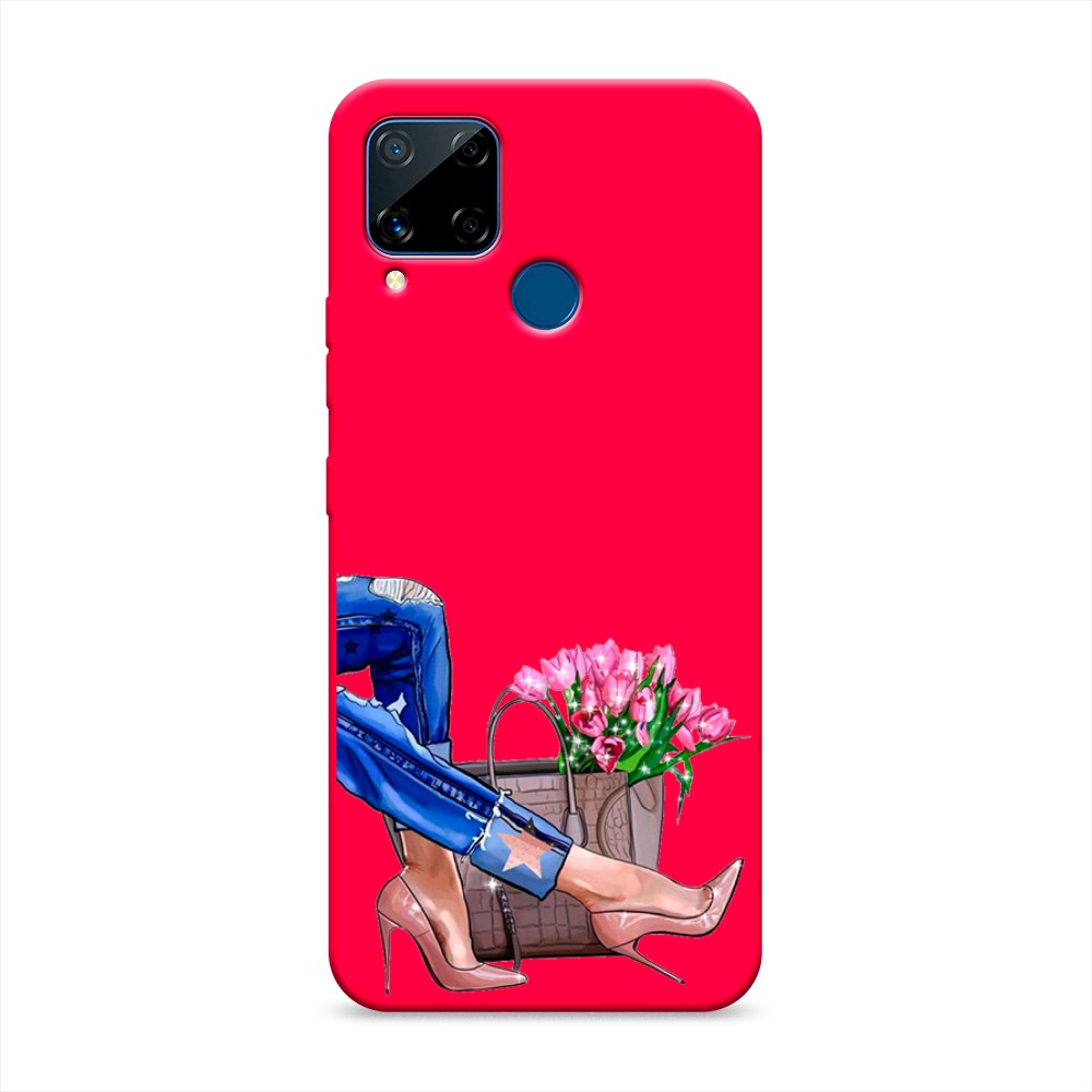 

Чехол Awog на Realme C15 "Каблучки", Разноцветный, 255053-1
