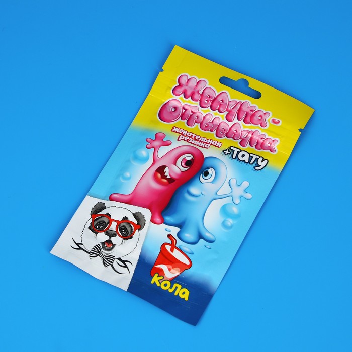 

Жевательная резинка жвачка отрывачка с татуировкой ассорти 10 г, 3 штуки