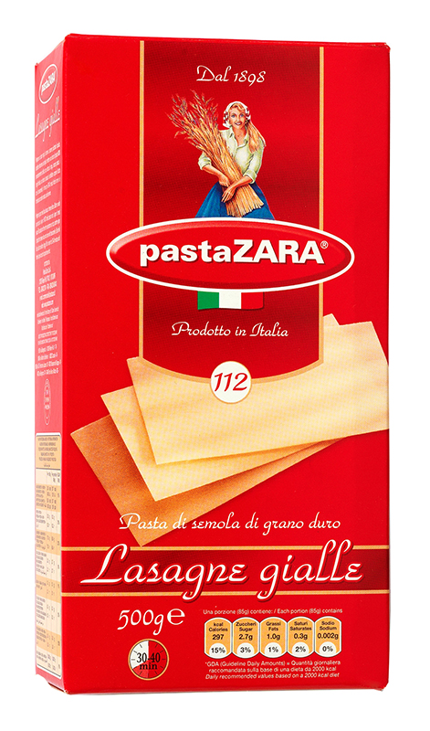 

Макароны Pasta Zara №112 лазанья 500 г