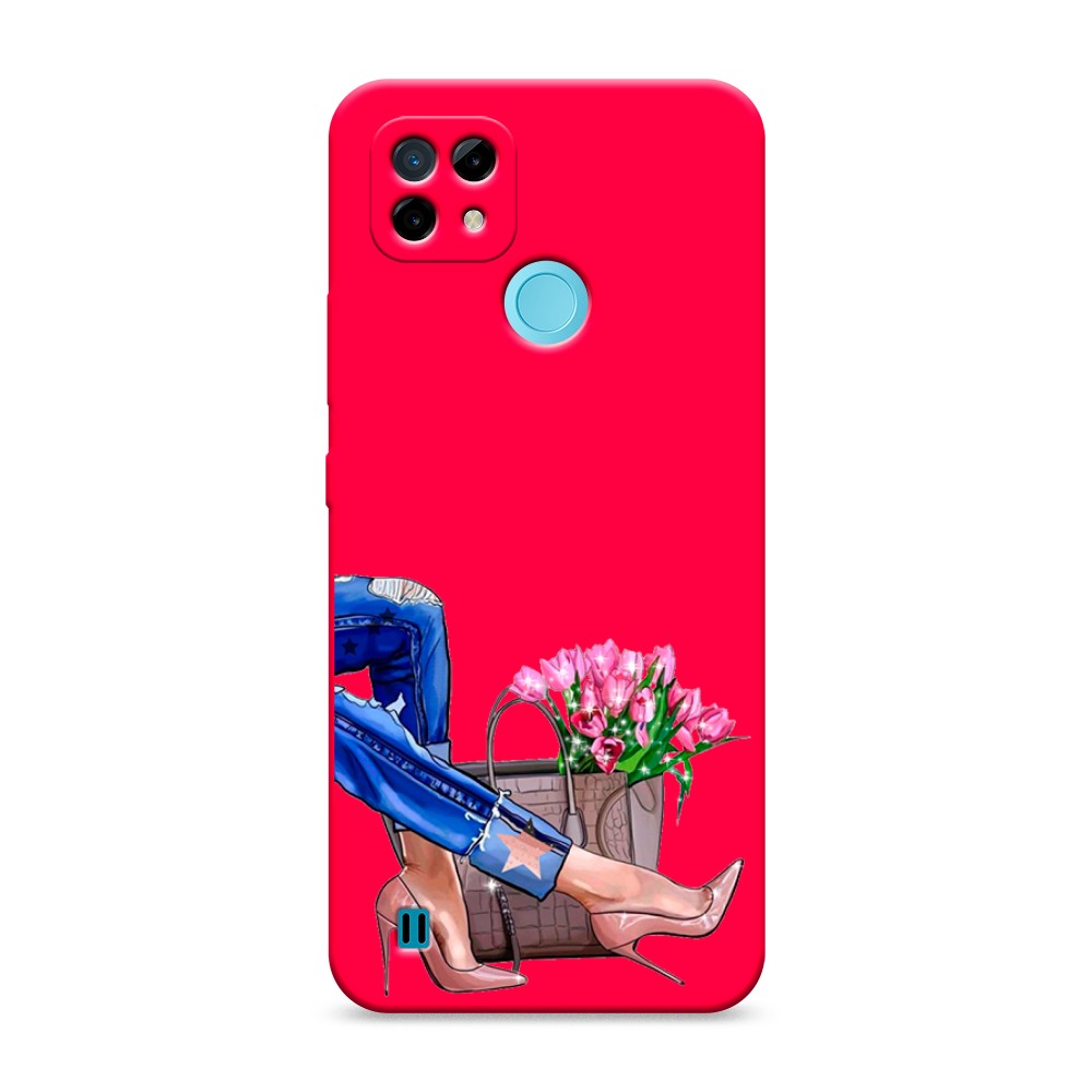 

Чехол Awog на Realme C21 "Каблучки", Разноцветный, 254953-1