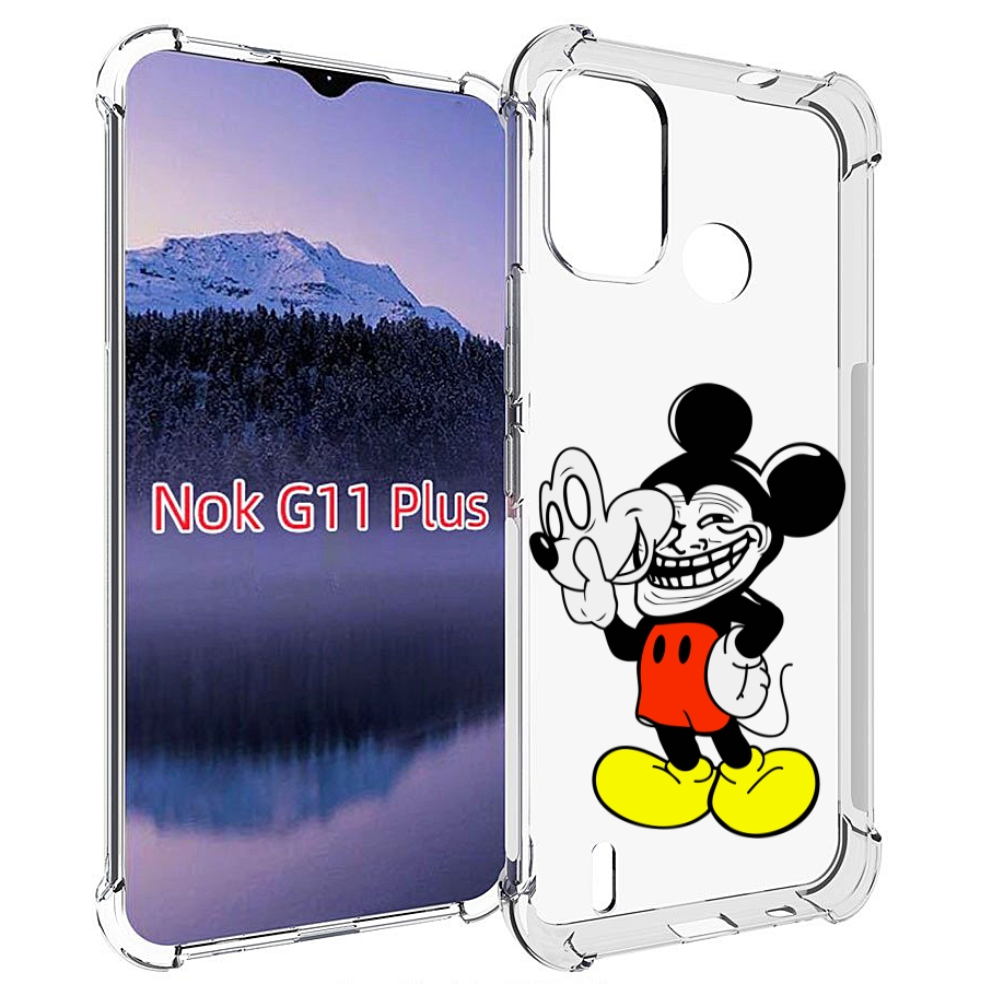 

Чехол MyPads микки-маус-троллер для Nokia G11 Plus, Прозрачный, Tocco