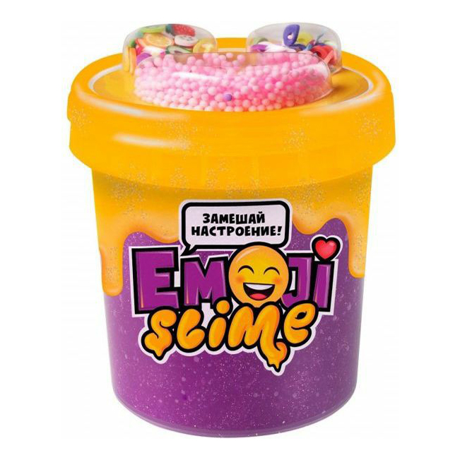 

Слайм Slime Emoji фиолетовый 120 мл