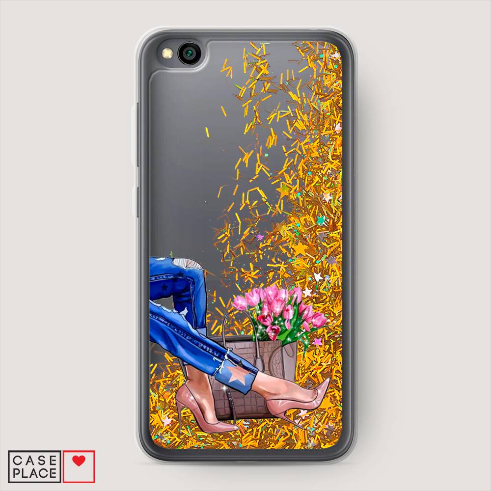 

Чехол Awog на Xiaomi Redmi Go "Каблучки", Разноцветный, 35190-1