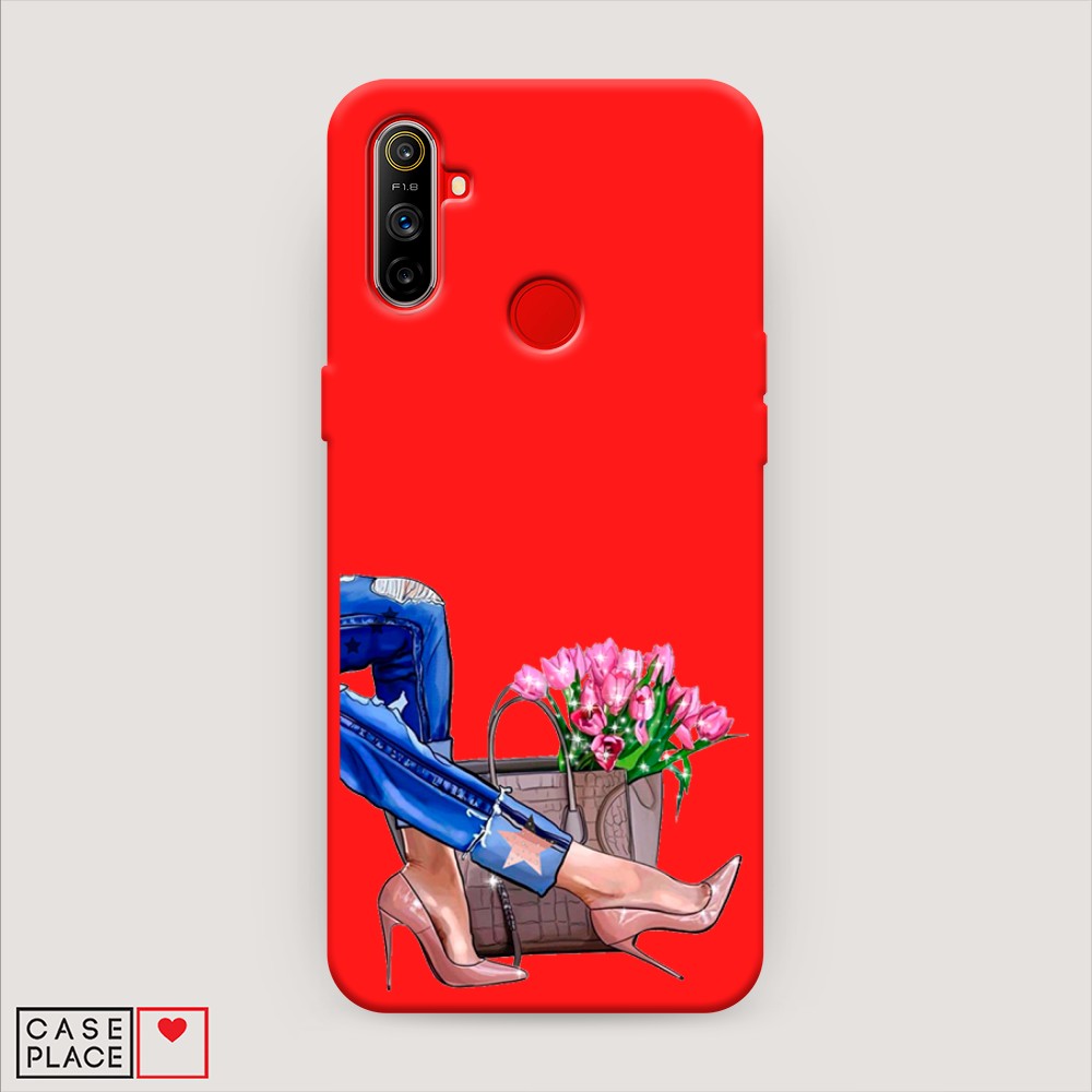 

Чехол Awog на Realme C3 "Каблучки", Разноцветный, 253053-1