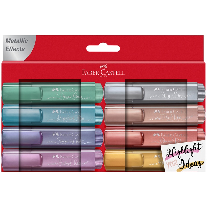 

Faber-Castell "TL 46 Metallic", 8 цветов, 1-5 мм, картон, Разноцветный