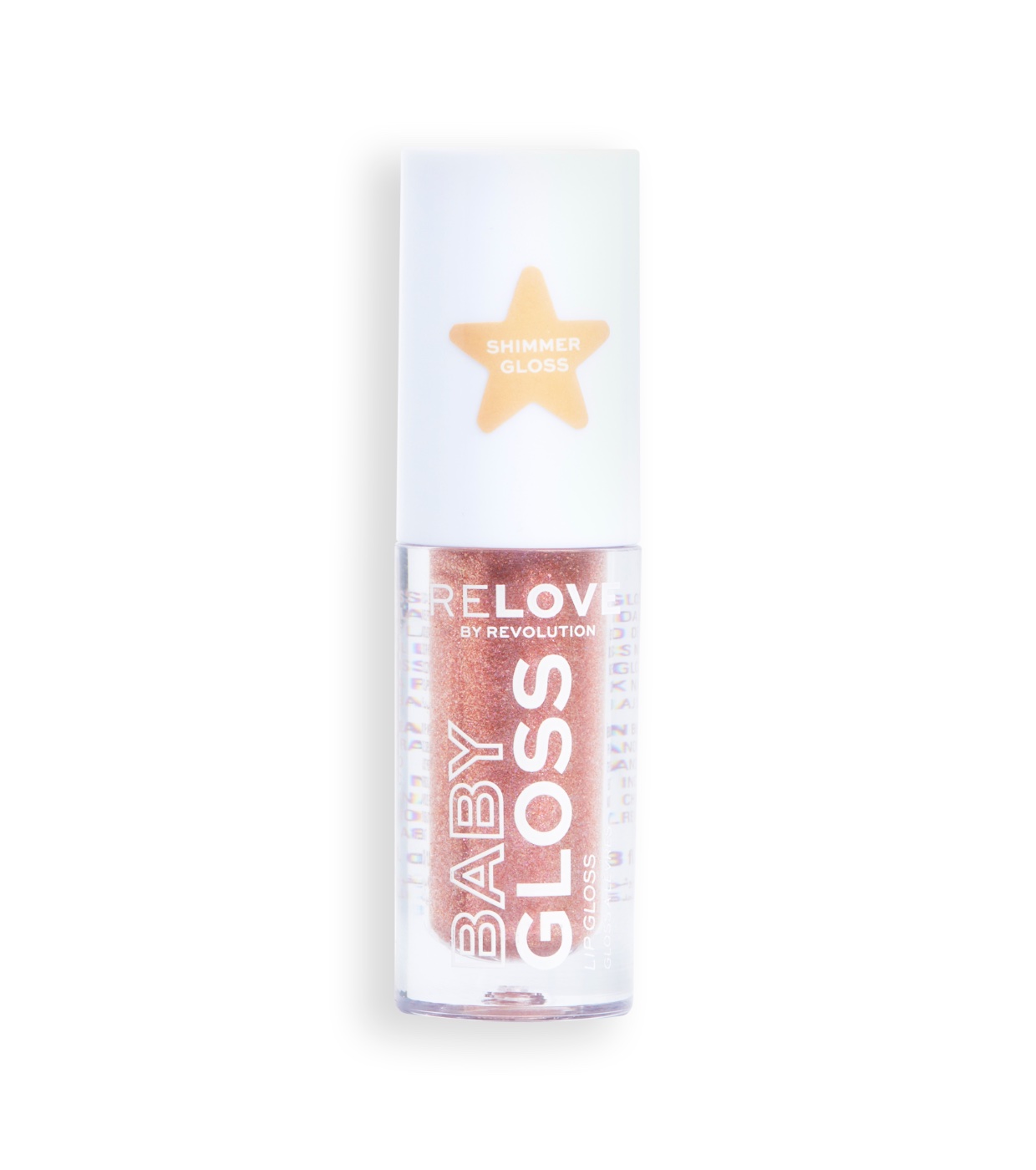 Блеск для губ Relove by Revolution Baby gloss shimmer pink tulle 18 мл