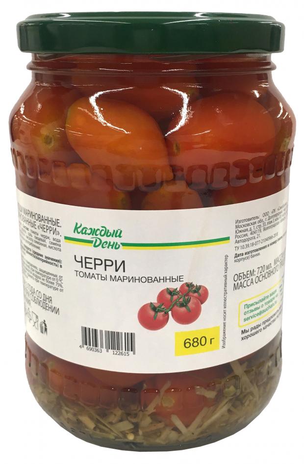 Томаты маринованные Каждый день Черри 680 г 99₽
